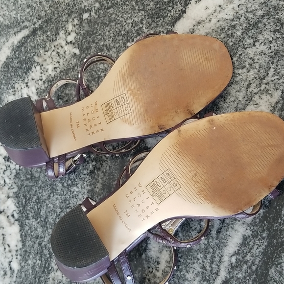 White House Black Market Sandals ❤Sz 7M❤ Awesome ❤ - Picture 5 of 6